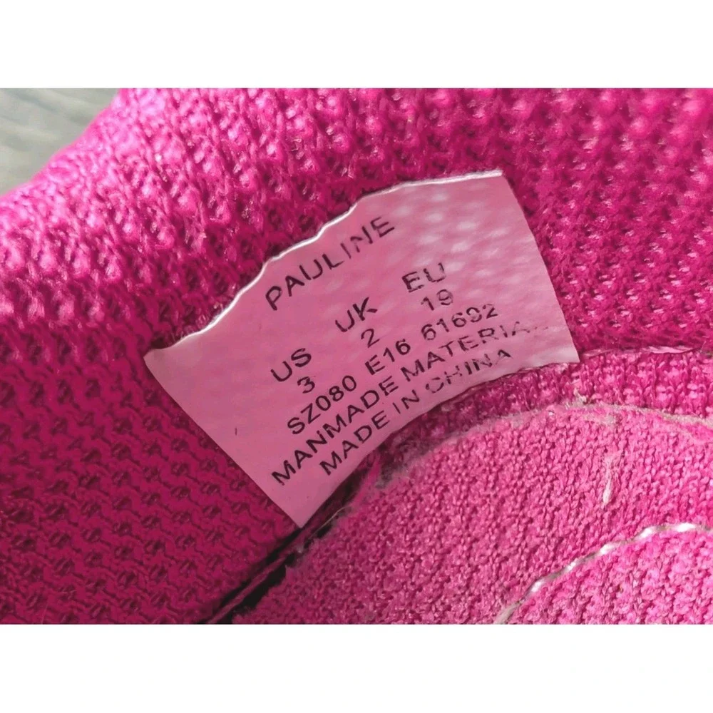 Stride Rite Surprize Pauline Baby Girls Silver Pink Sparkle Sandals Sz 3 Toddler